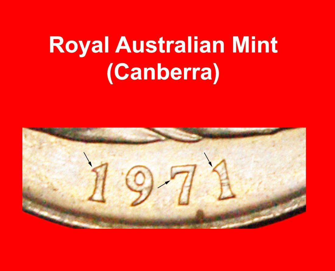 Ⰶ RARITY AUSTRALIA★ NEW ZEALAND ★20 CENTS 1971 UNC! ELIZABETH II (1953-2022)★LOW START ★ NO RESERVE!