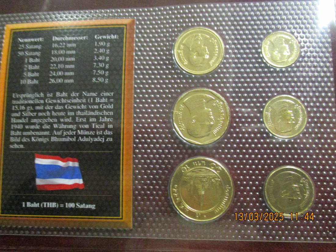  Münzen Thailand siehe Foto /1   