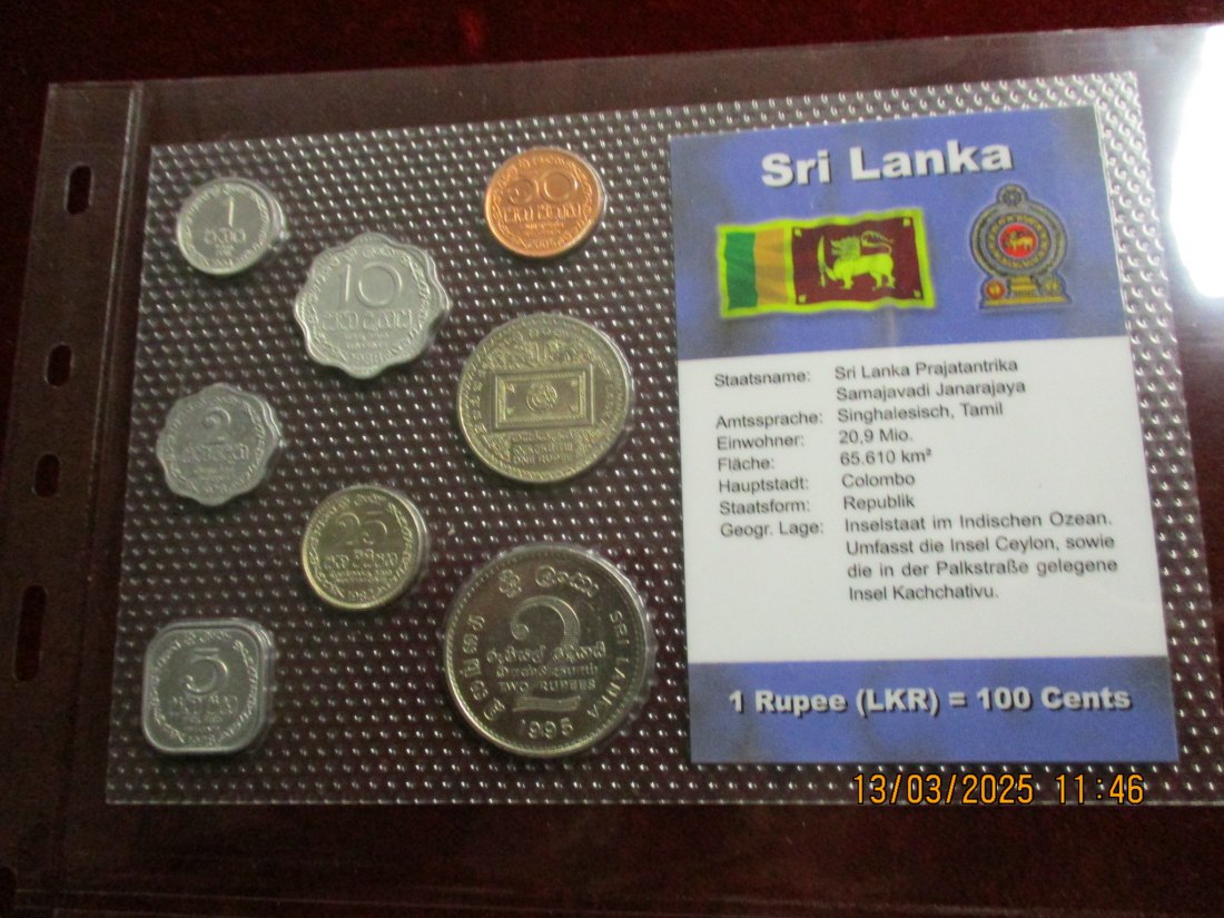  Münzen Sri Lanka siehe Foto /1   