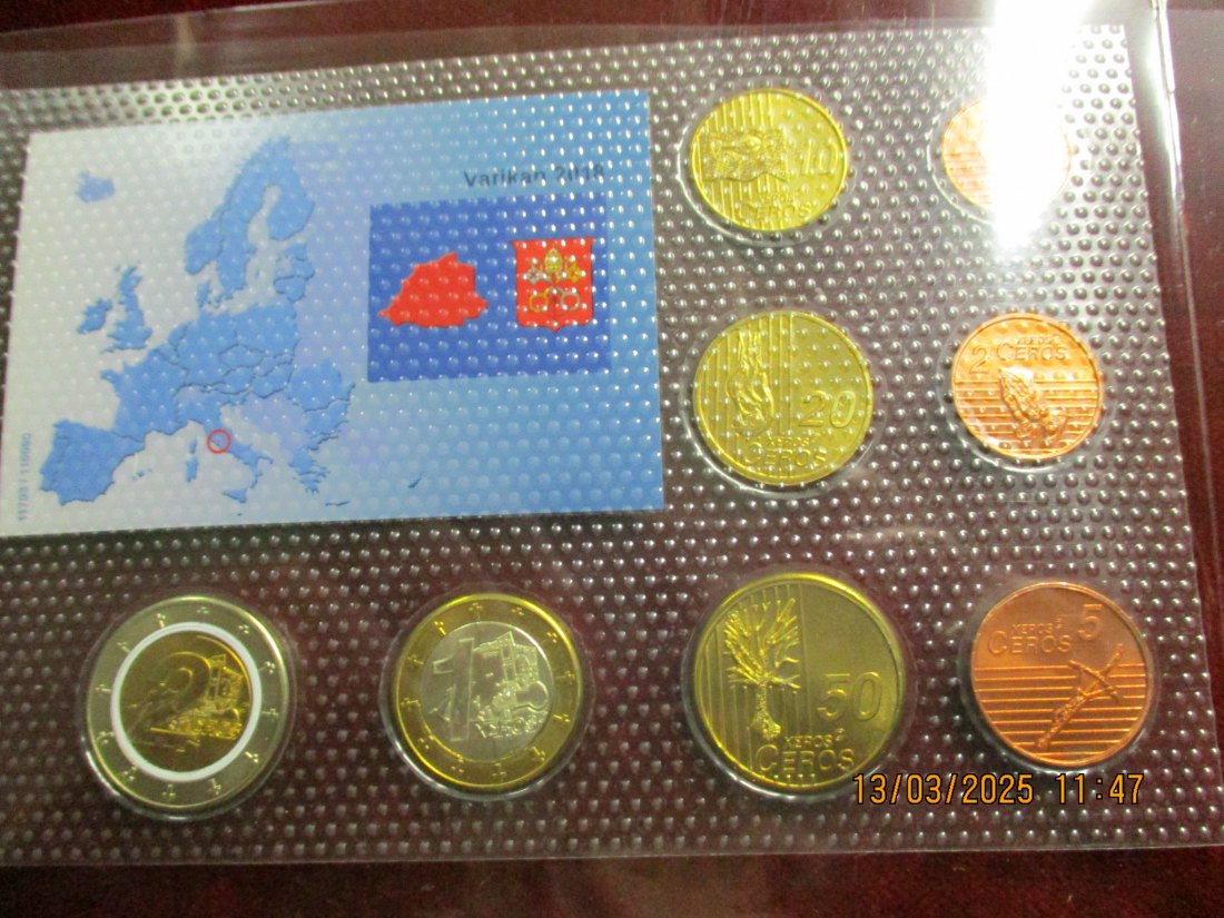  Münzen Europa Vatikan 2018 Probe siehe Foto /1   