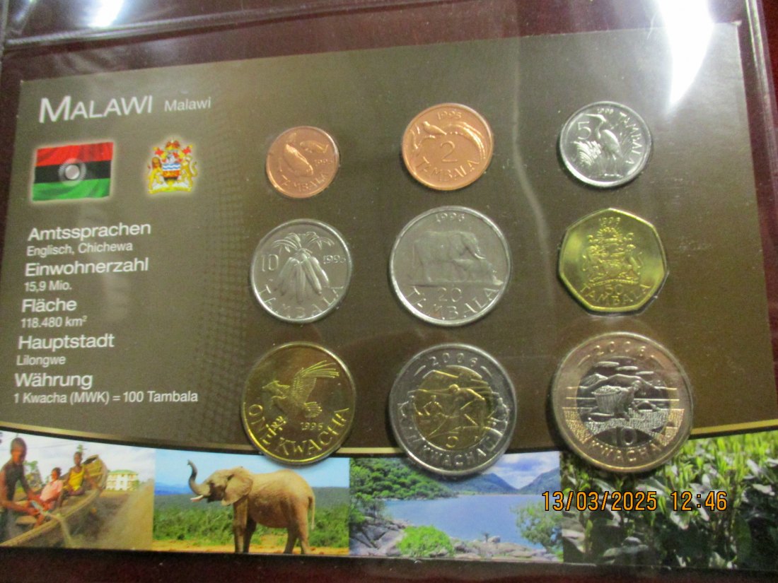  Münzen Malawi siehe Foto /2   
