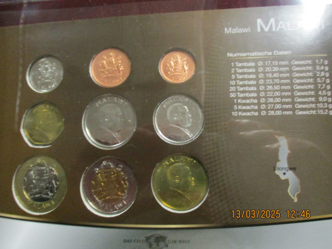  Münzen Malawi siehe Foto /2   