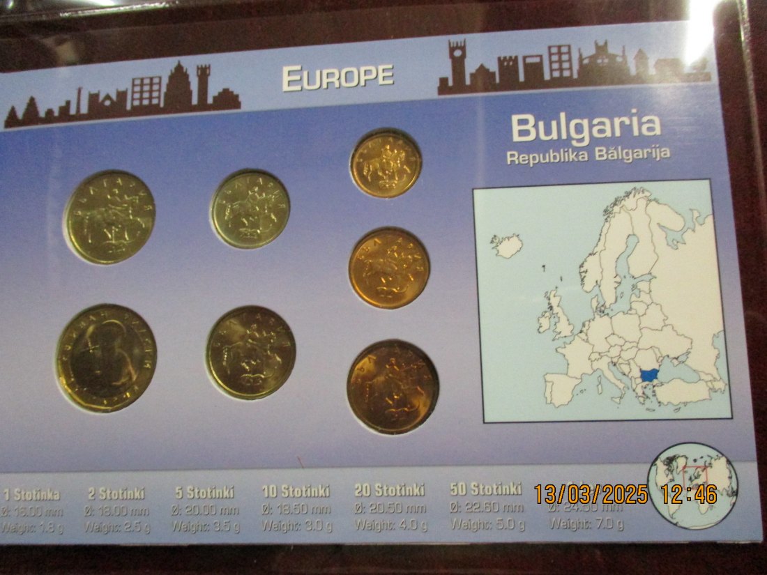  Münzen Bulgarien siehe Foto /2   