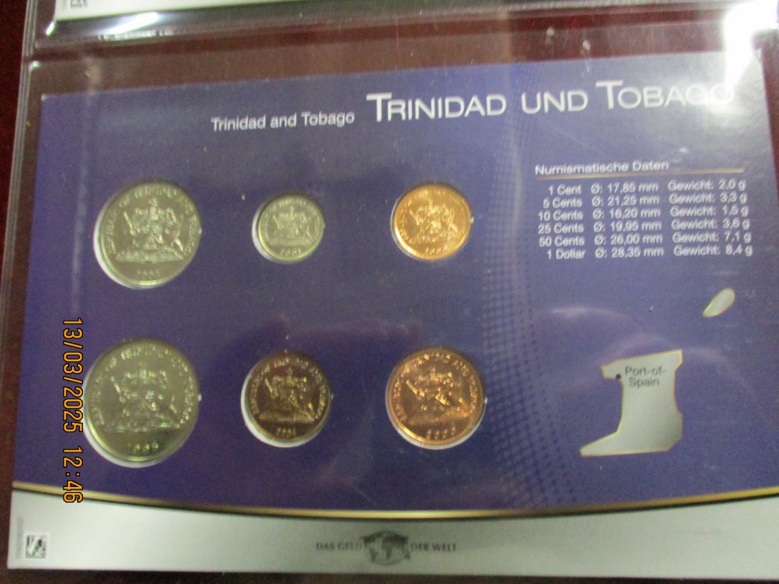  Münzen Trinidad und Tobago siehe Foto /2   