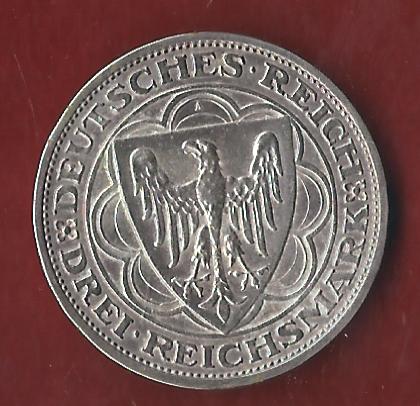  Weimar 3 Mark Magdeburg 1931 A Münzenankauf Koblenz Frank Maurer AI400   