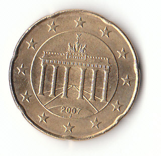  20 Cent Deutschland 2007 J (F167)b.   