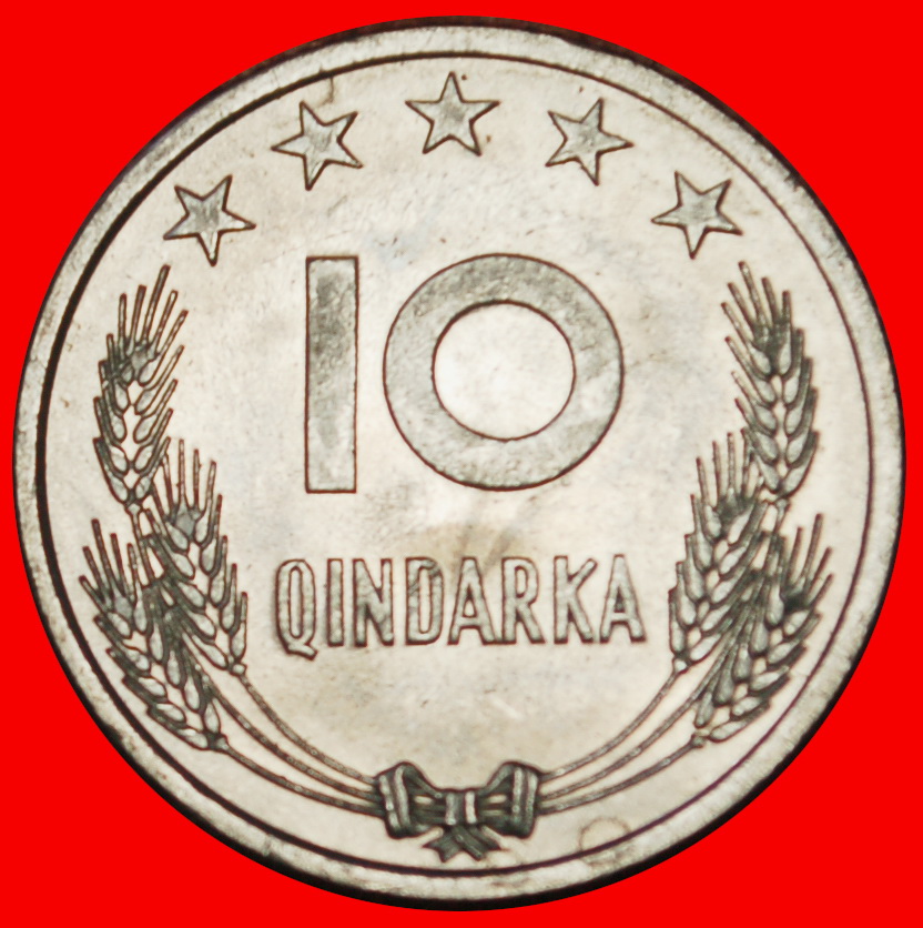 Ⰶ CHINA: ALBANIA SOCIALIST REPUBLIC (1945-1990)★10 QINDARKA 1944-1969! UNC ★LOW START! ★ NO RESERVE!