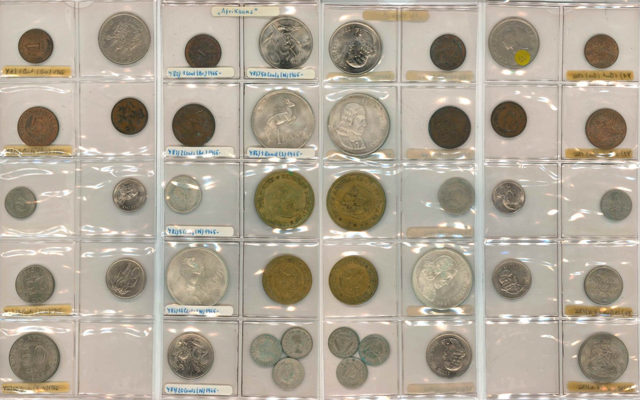 Südafrika/ Trinidad und Tobago; Lot Kleinmünzen ( 21 Stück)   