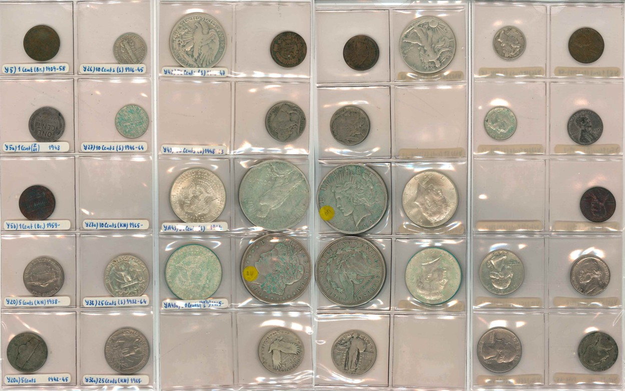  USA; Lot Kleinmünzen ( 17 Stück)   