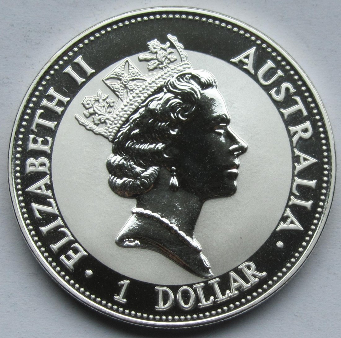  Australien: Silberunze Kookaburra 1992   
