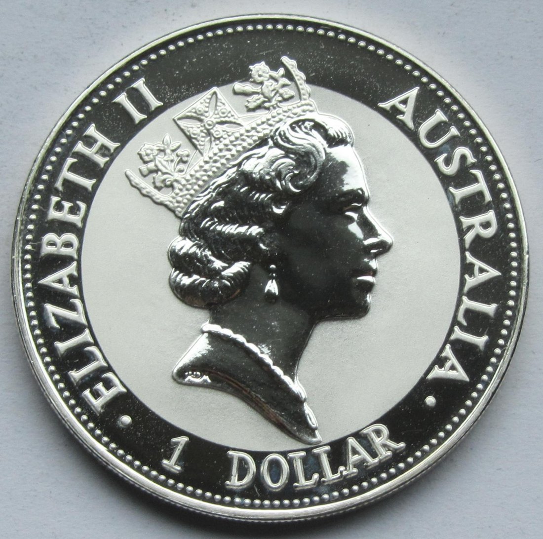  Australien: Silberunze Kookaburra 1993   