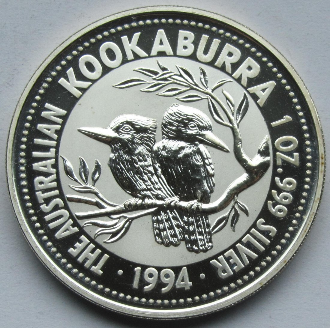  Australien: Silberunze Kookaburra 1994   