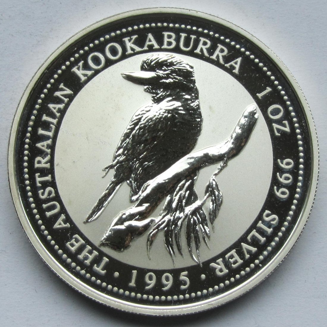  Australien: Silberunze Kookaburra 1995   