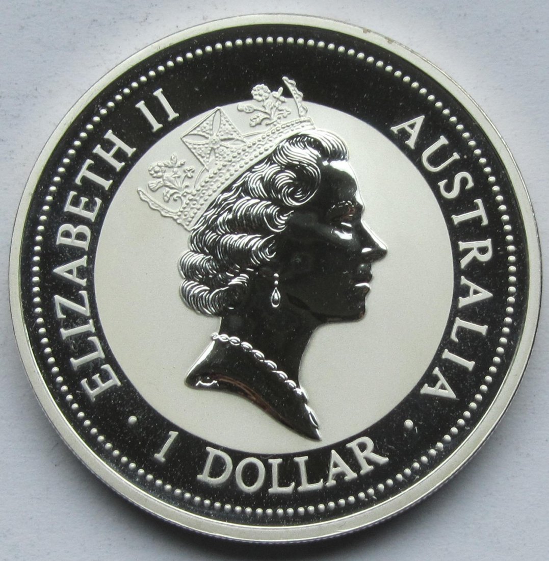  Australien: Silberunze Kookaburra 1995   