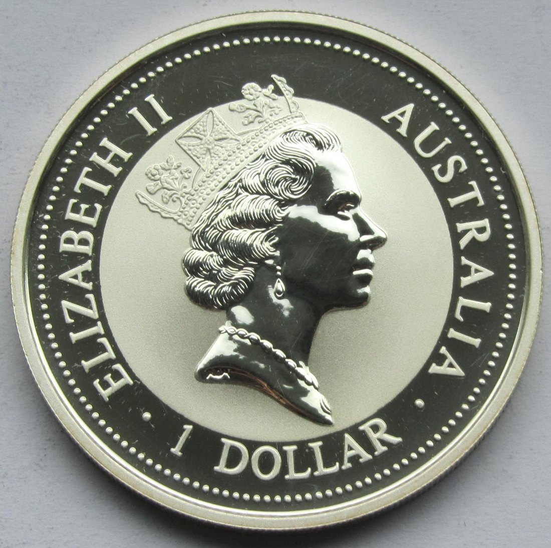  Australien: Silberunze Kookaburra 1998   