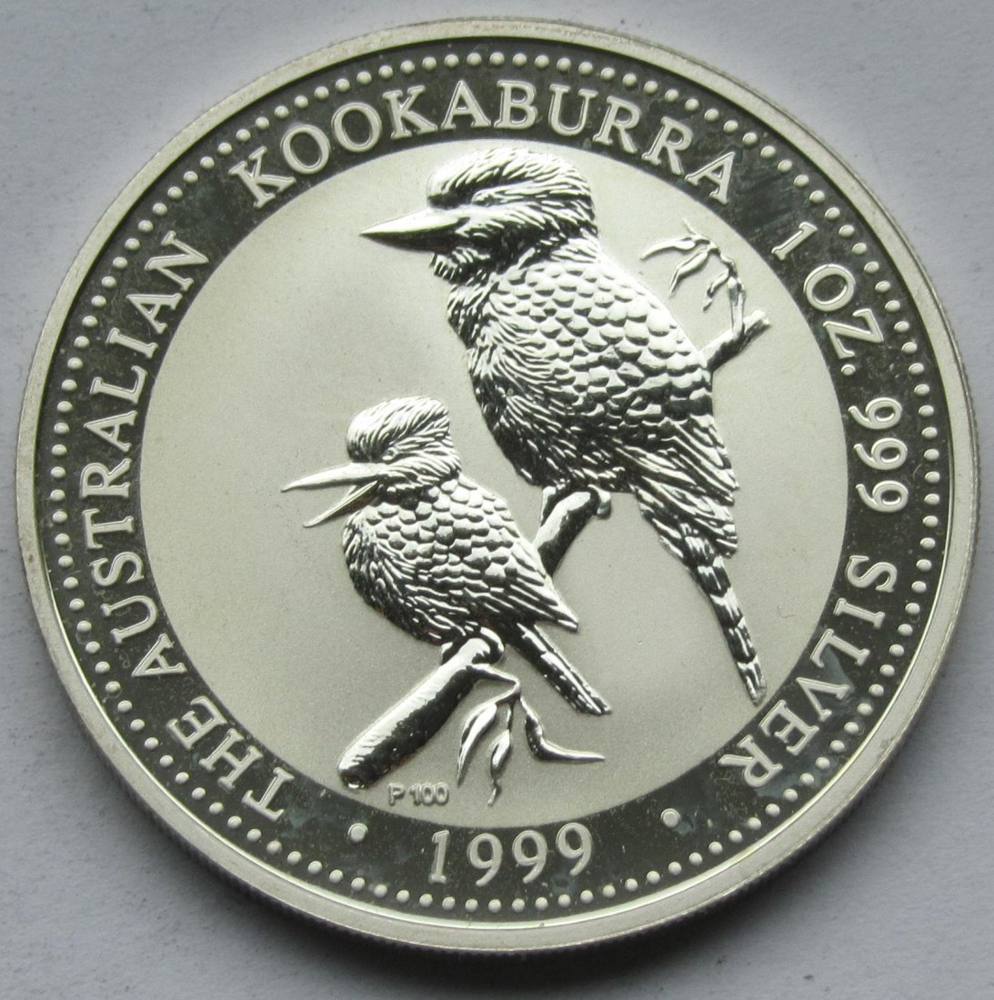  Australien: Silberunze Kookaburra 1999   