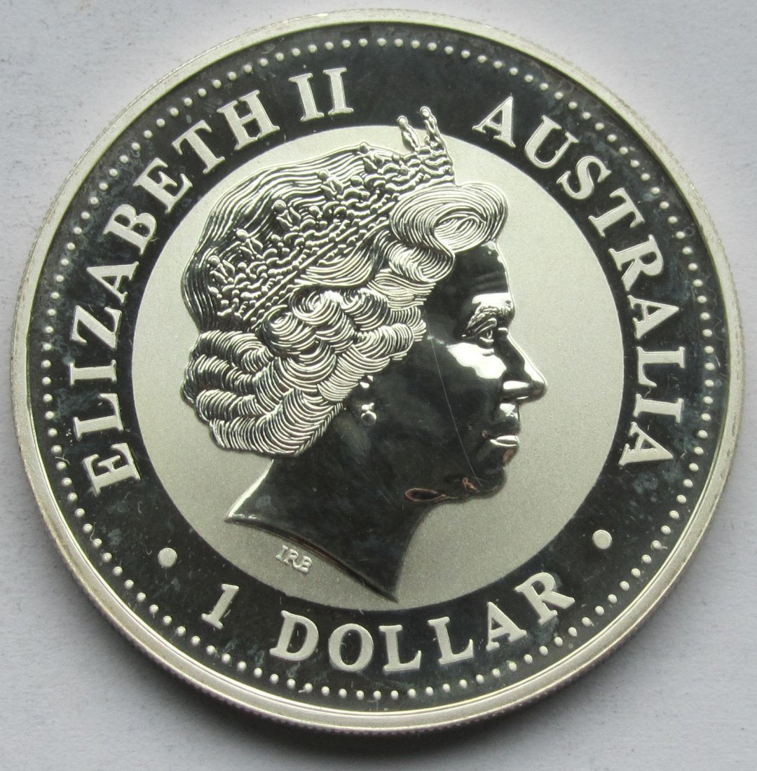  Australien: Silberunze Kookaburra 2000   