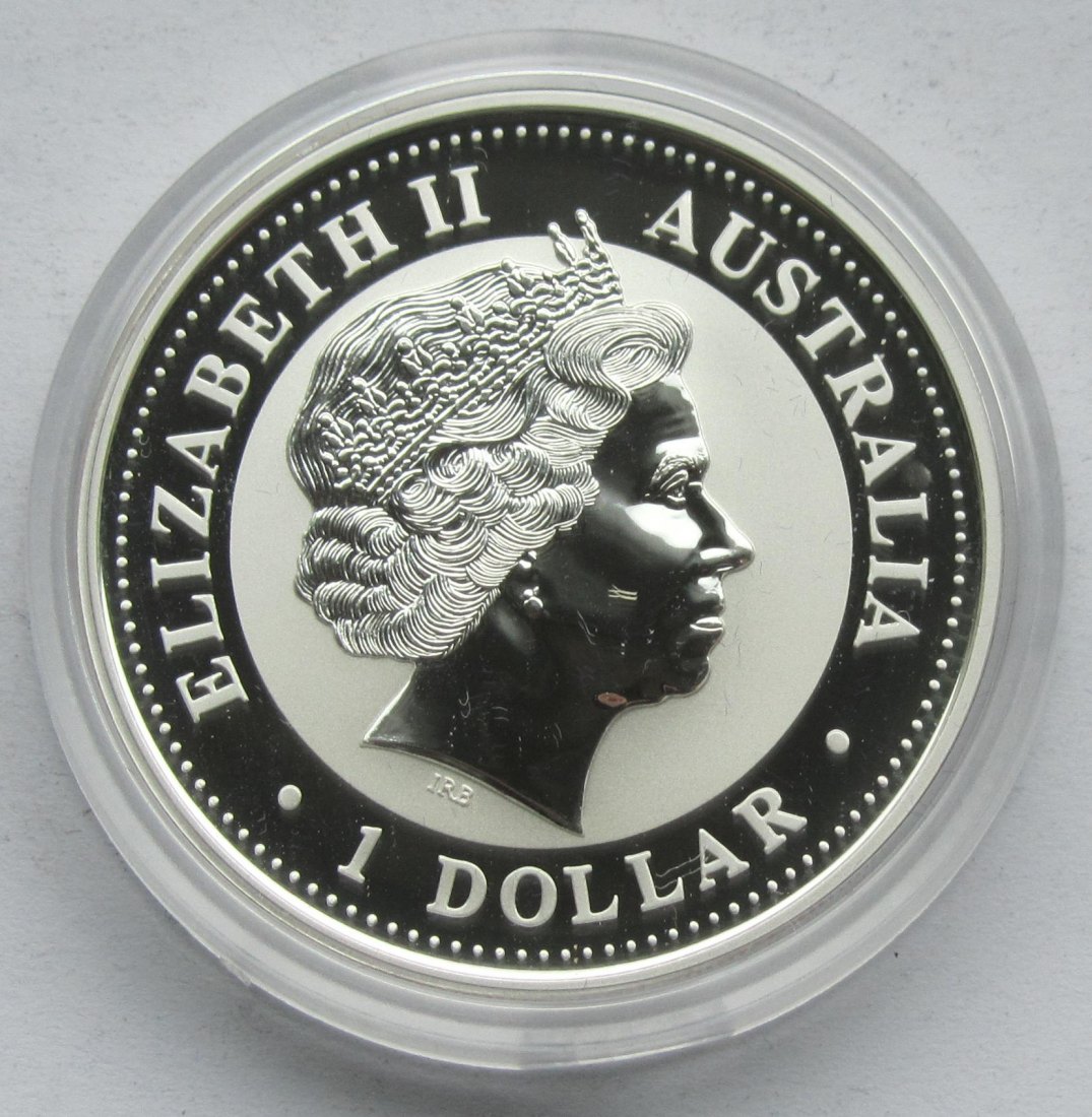  Australien: Silberunze Kookaburra 2002   