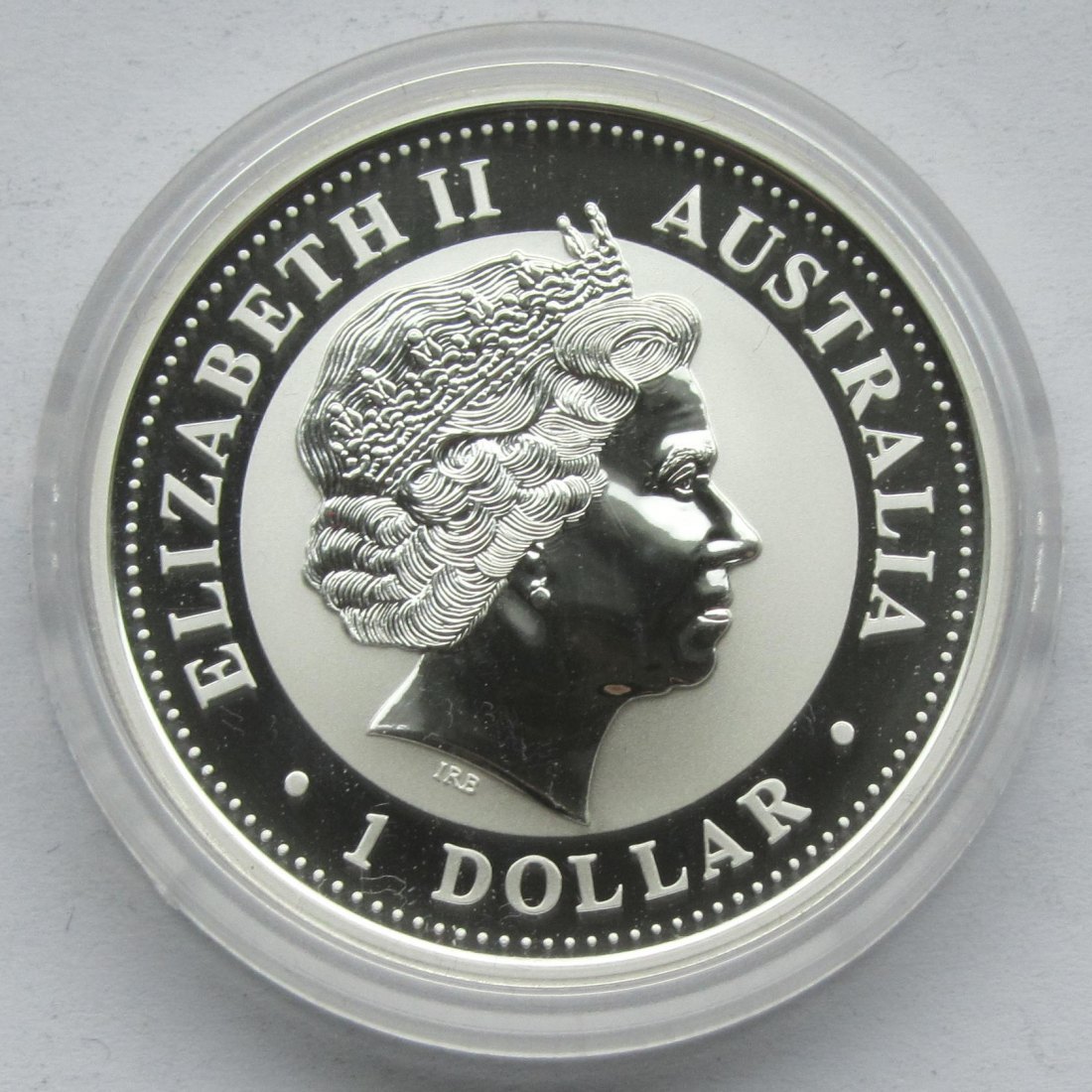  Australien: Silberunze Jahr des Pferds 2002   
