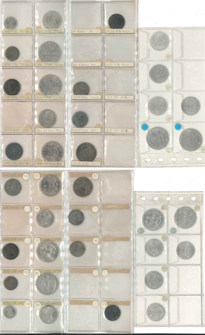  Weimarer Republik / Notgeld; Lot Kleinmünzen (19 Stück)   