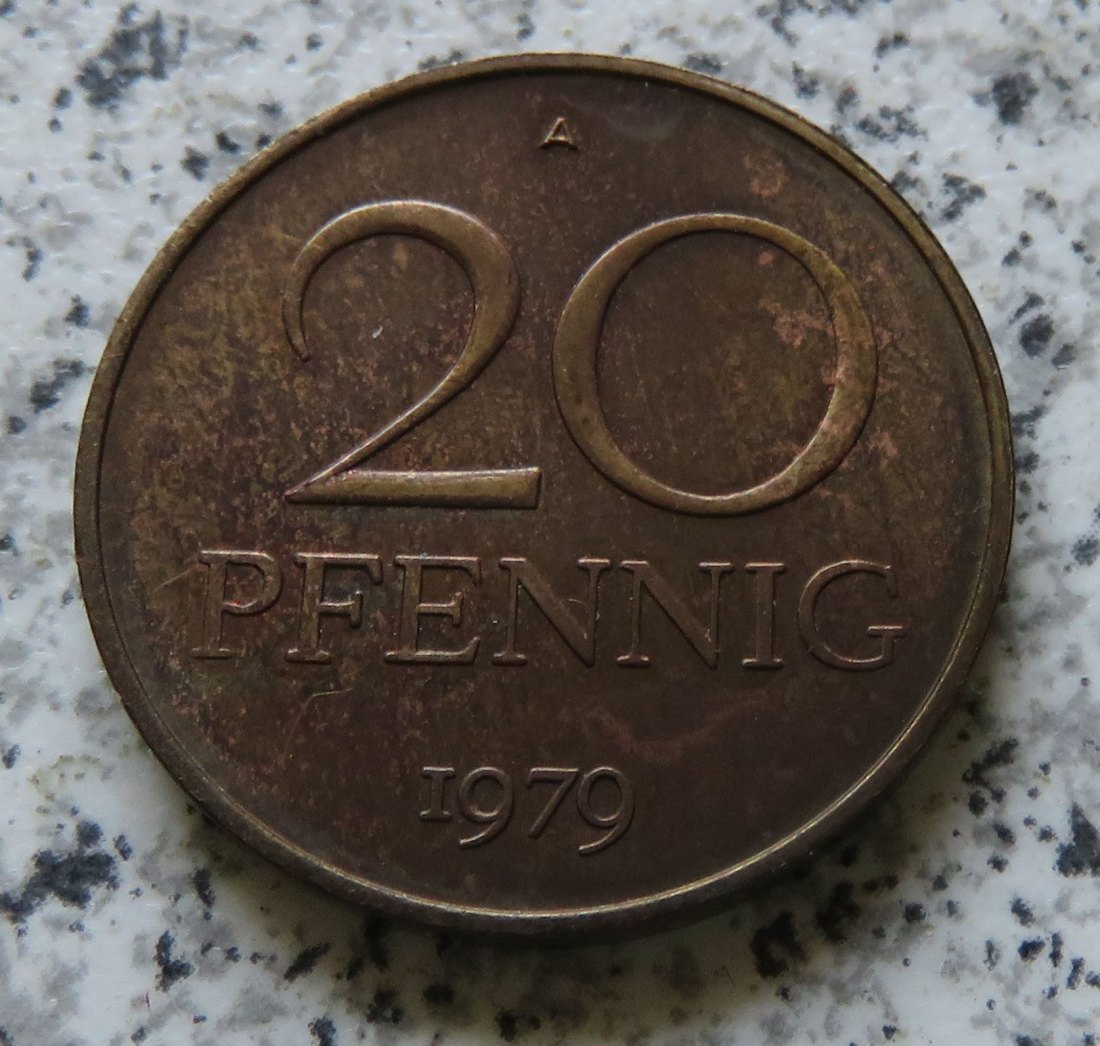  DDR 20 Pfennig 1979 A   