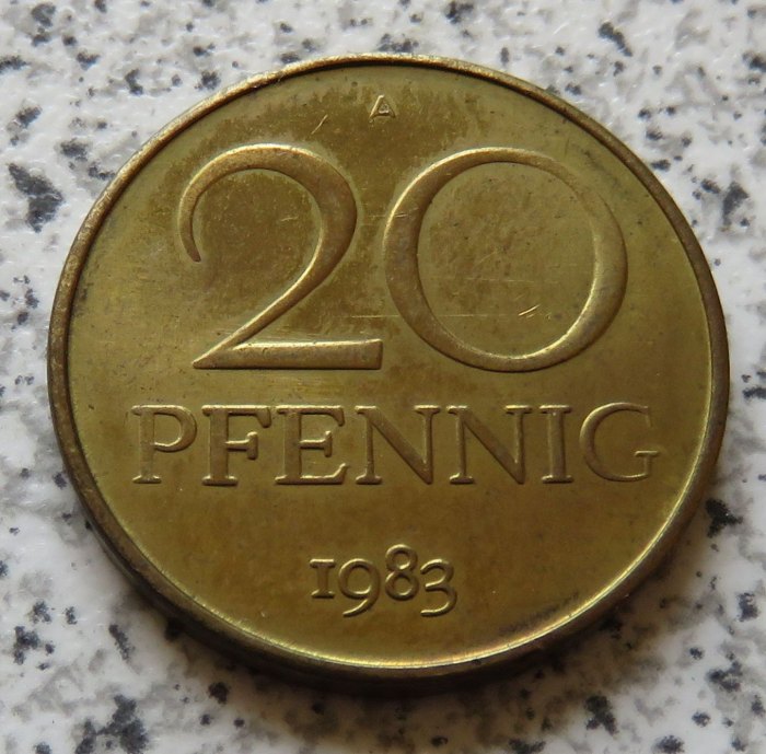  DDR 20 Pfennig 1983 A   