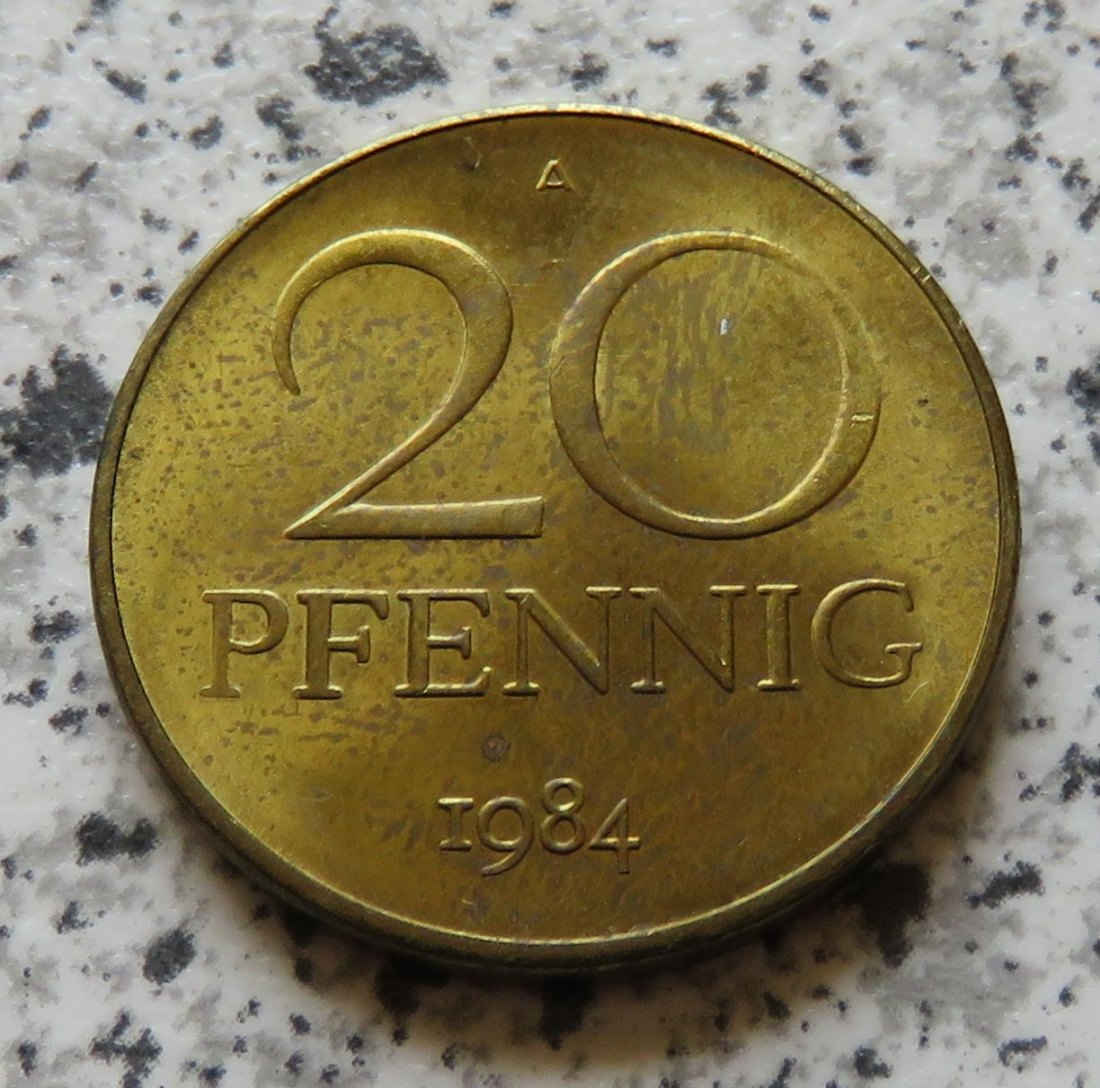  DDR 20 Pfennig 1984 A   