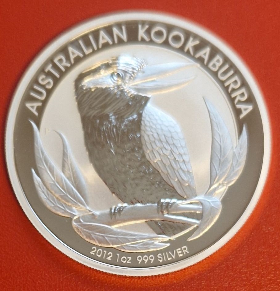  Australien 1 Dollar Kookaburra Motiv 1 Oz Feinsilber 2012 Münzenankauf Koblenz Frank Maurer AI508   