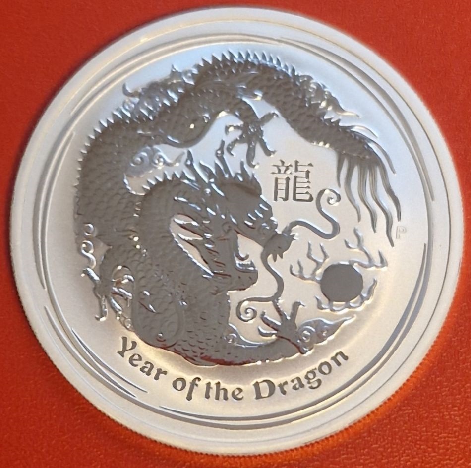  Australien 1Dollar Y.o.t.Dragon 1 Oz Feinsilber 2012 KoblenzerMünzenStudio Frank Maurer AI 514   