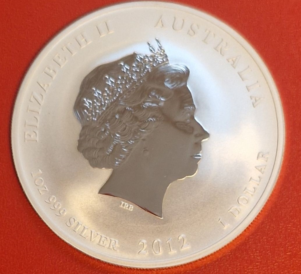  Australien 1Dollar Y.o.t.Dragon 1 Oz Feinsilber 2012 KoblenzerMünzenStudio Frank Maurer AI 514   