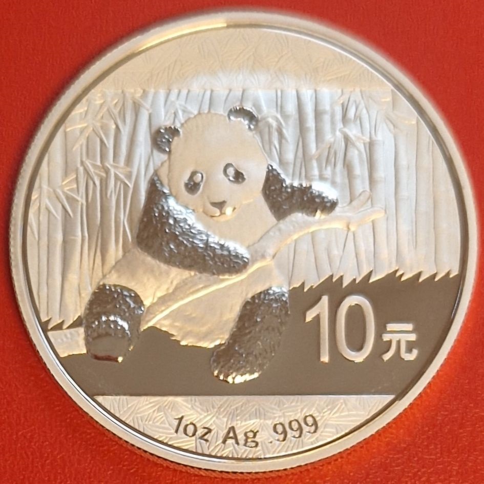  China 10 Yuan 2014  AG 1 OZ Koblenzer Münzen Studio Koblenz Frank Maurer AI515   