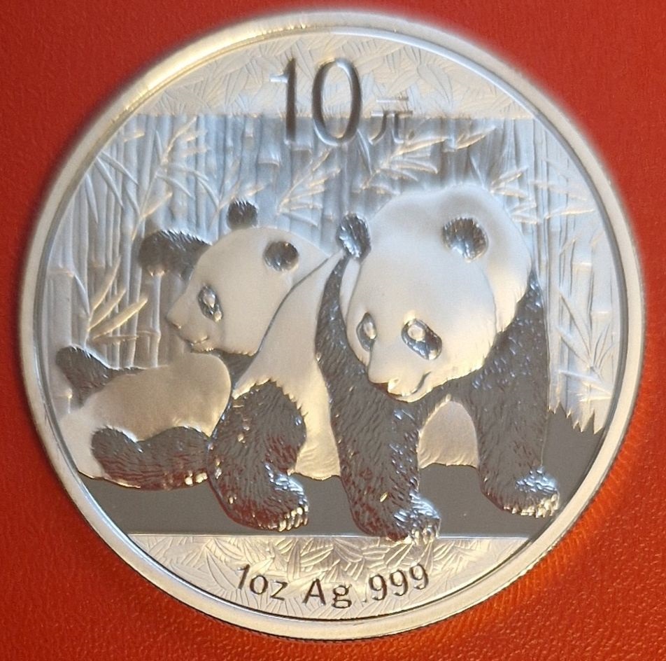  China 10 Yuan 2010 AG 1 OZ Koblenzer Münzen Studio Koblenz Frank Maurer AI519   