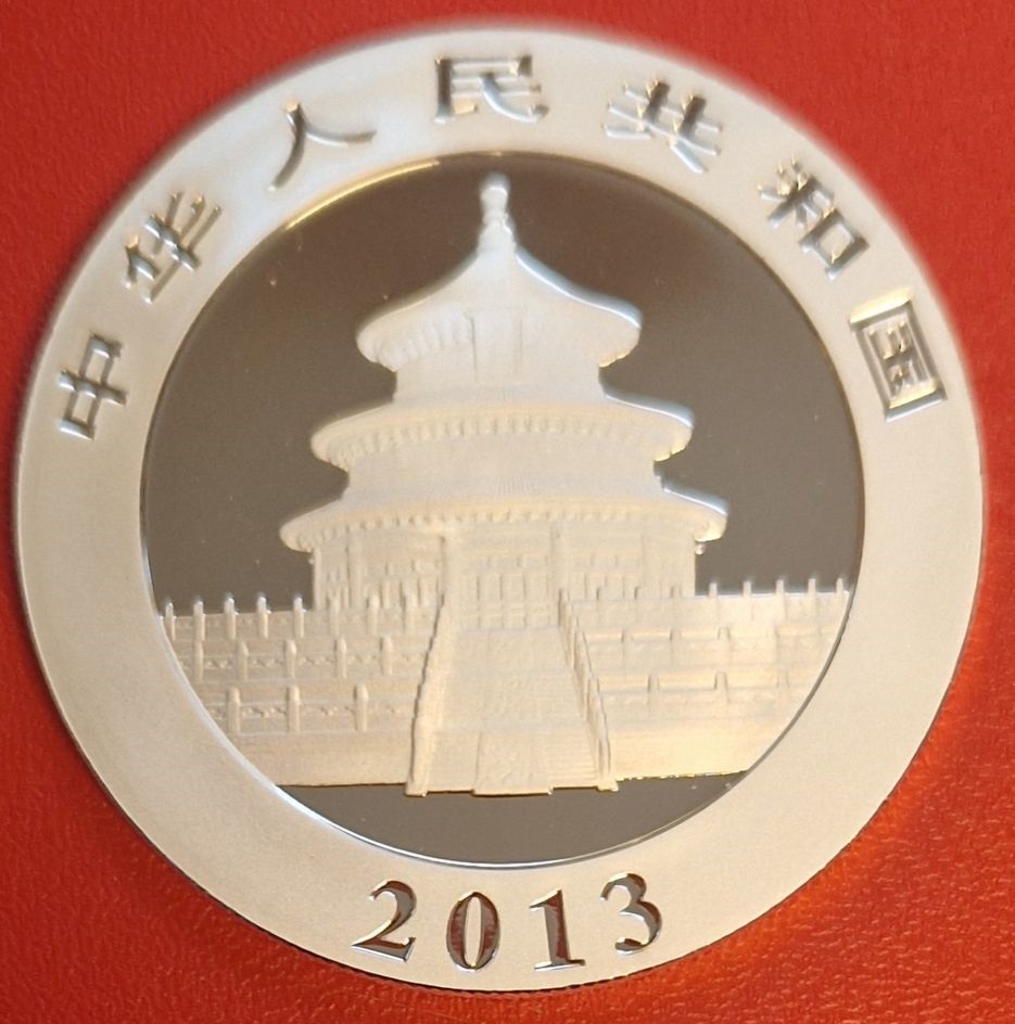  China 10 Yuan 2013 AG 1 OZ Koblenzer Münzen Studio Koblenz Frank Maurer AI520   