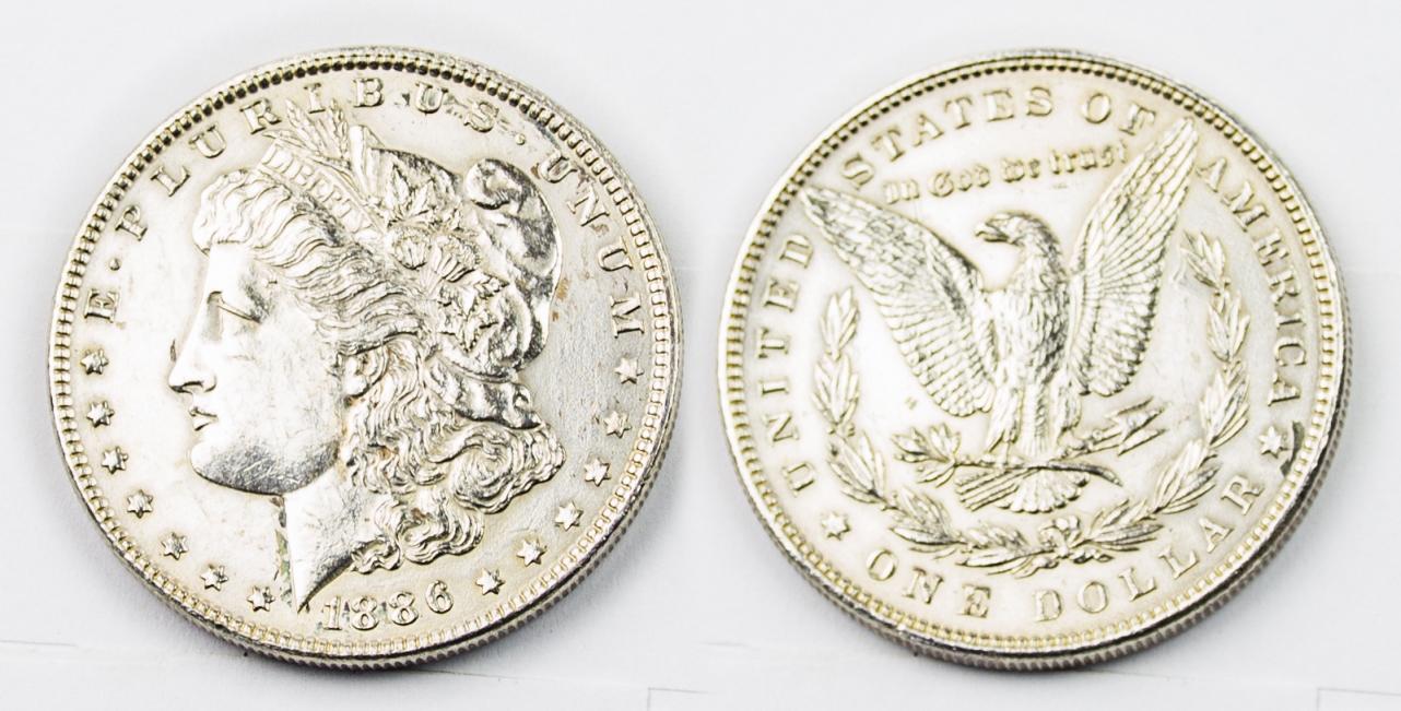  Vereinigte Staaten von Amerika 1 Dollar Morgan Dollar 1886 vz - stgl.   
