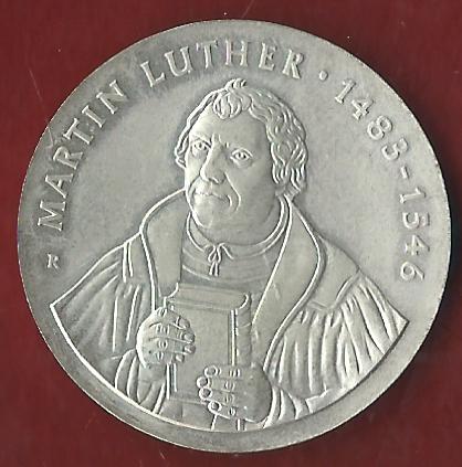  20 Mark DDR Luther 1983 st Silber  Münzenankauf Koblenz Frank Maurer AI439   