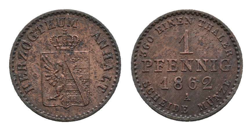  Altdeutschland; Kleinmünze 1862   