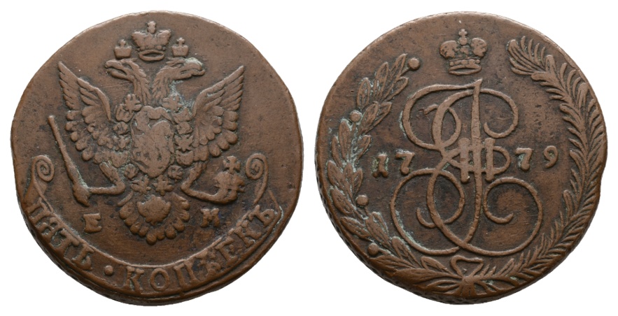  Russland 5 Kopeken 1779 EM   