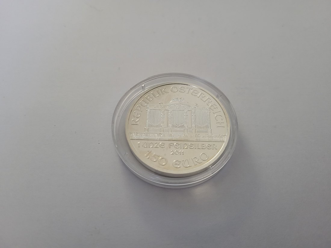  Philharmoniker 2011 1 OZ Unze silber 999 Österreich Spittalgold9800 (1248   