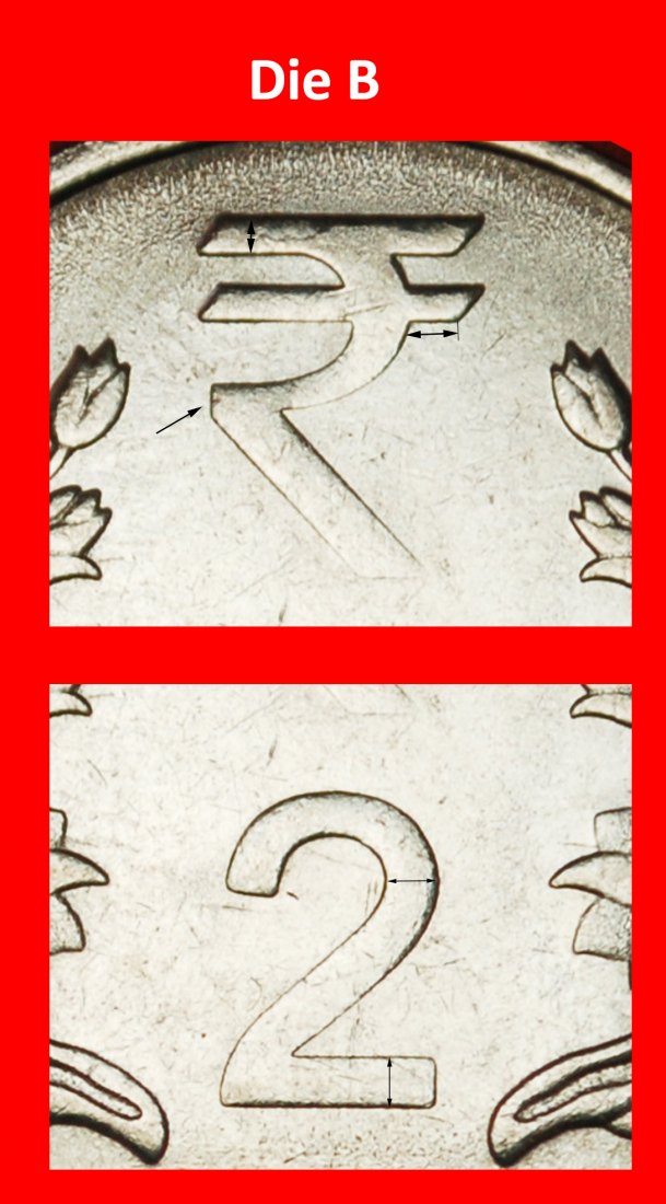 ⰆCORRUPTION RUPEE SYMBOL (2011-2019): INDIA★2 RUPEES 2011 DIAMOND★PUBLISHED★LOW START ★ NO RESERVE!