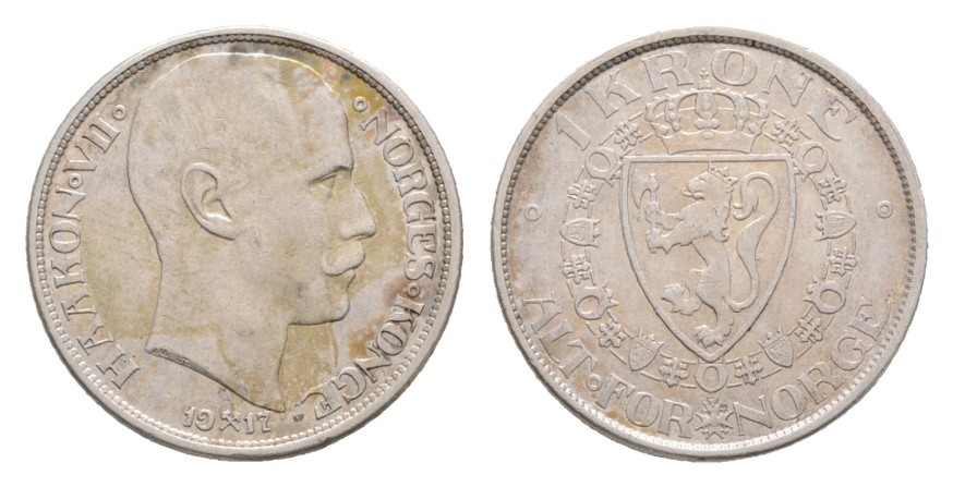  Norwegen; 1 Krone 1917   