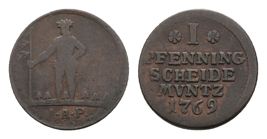  Altdeutschland, 1 Kleinmünze 1769   