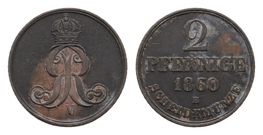  Altdeutschland, 1 Kleinmünze 1860   