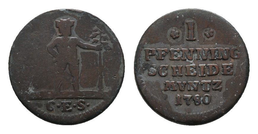  Altdeutschland, 1 Kleinmünze 1780   