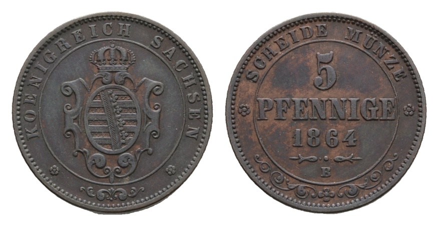 Altdeutschland, 1 Kleinmünze 1864   