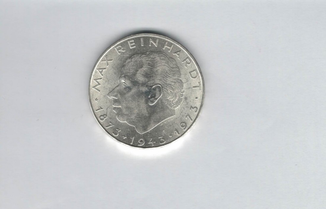  25 Schilling 1973 Max Reinhardt silber 10,4g fein Österreich Spittalgold9800 (04588/19)   