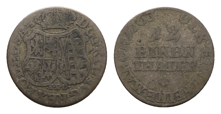  Altdeutschland; Kleinmünze 1763   