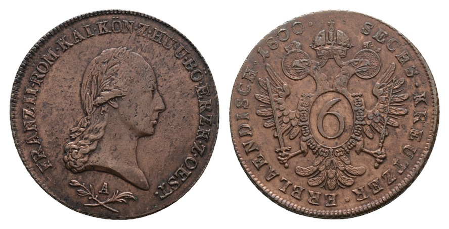  Altdeutschland; Kleinmünze 1800   