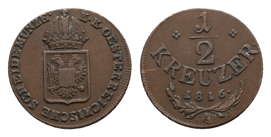  Altdeutschland; Kleinmünze 1816   