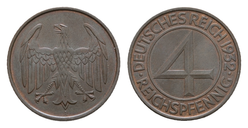  Weimarer Republik; Kleinmünze 1932   