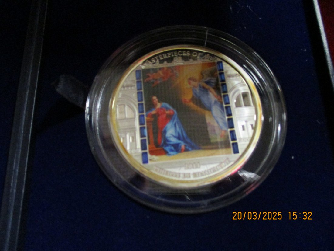  Cook Islands 20 Dollars Silbermünze - 3 Unzen Silber 2014 Masterpieces of Art/1100752   
